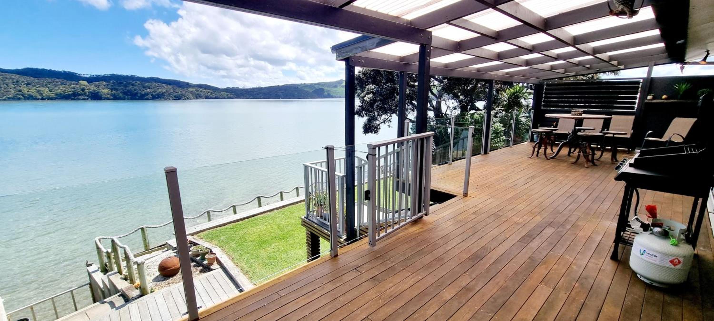 Waterfront Location holiday accommodation view 2