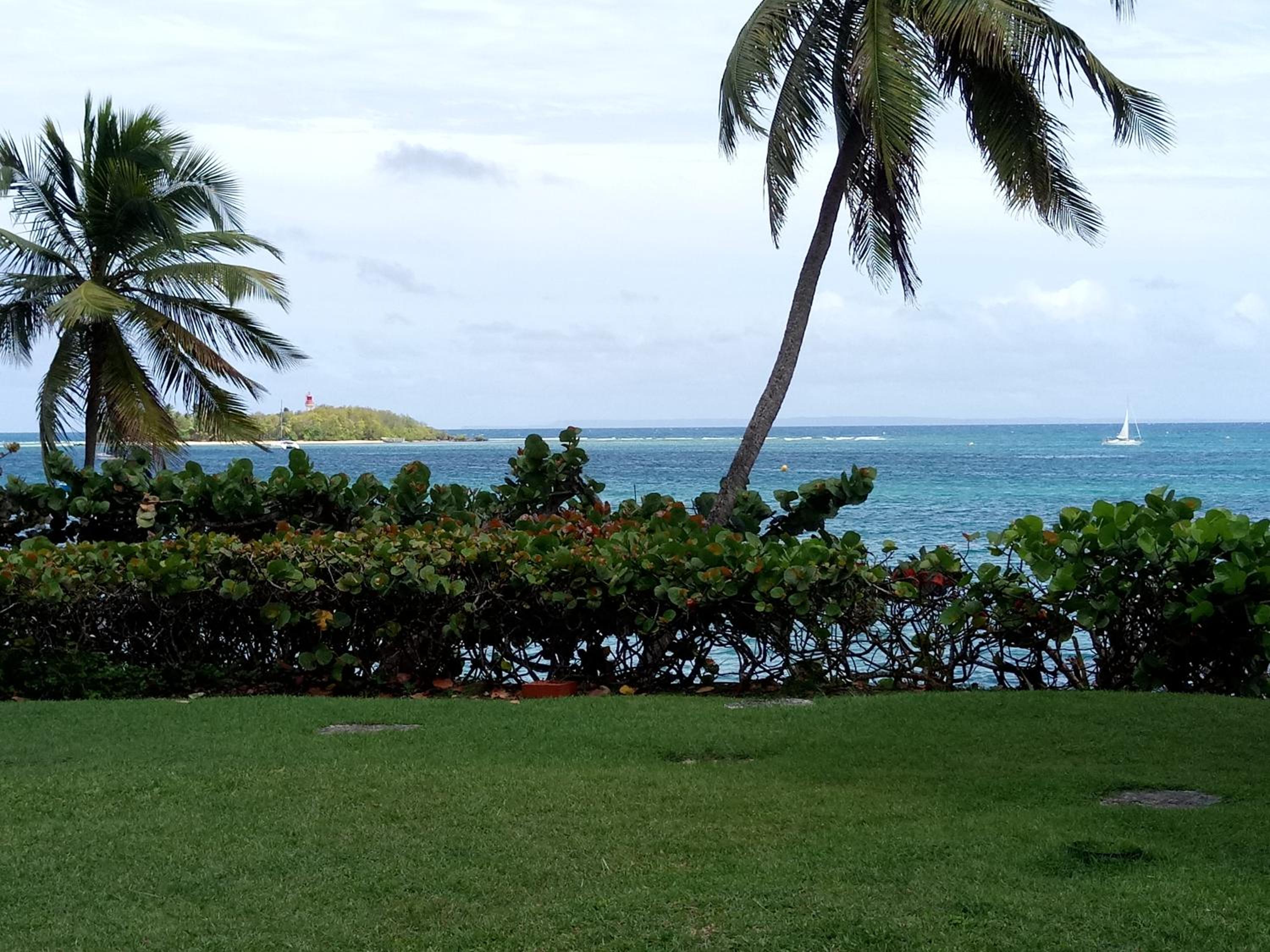 Beau studio lumineux vue mer accès plage et piscine