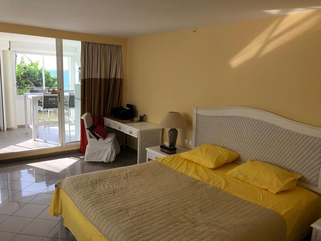 Beau studio lumineux vue mer accès plage et piscine