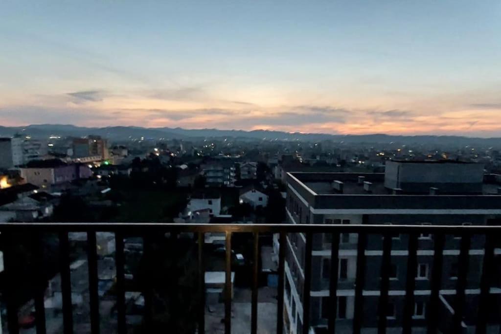 Modern apartment overlooking the city of Tirana