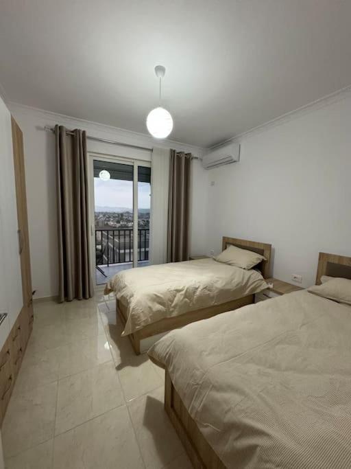 Modern apartment overlooking the city of Tirana