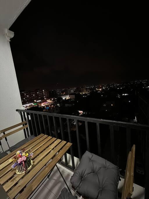Modern apartment overlooking the city of Tirana