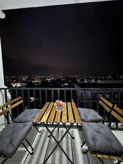 Modern apartment overlooking the city of Tirana