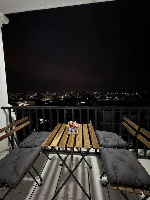 Modern apartment overlooking the city of Tirana