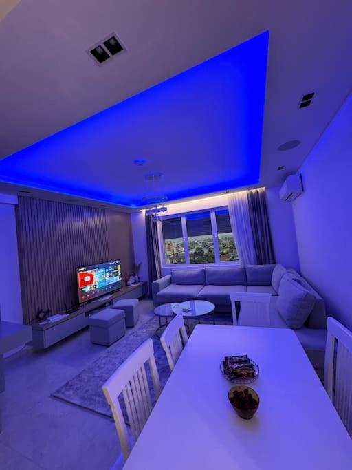 Modern apartment overlooking the city of Tirana