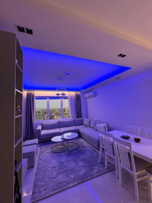 Modern apartment overlooking the city of Tirana