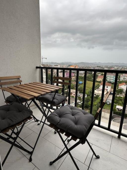 Modern apartment overlooking the city of Tirana