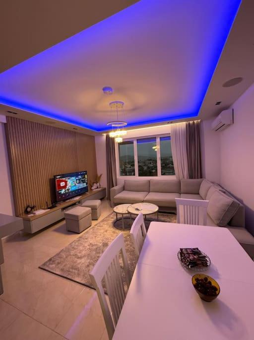 Modern apartment overlooking the city of Tirana