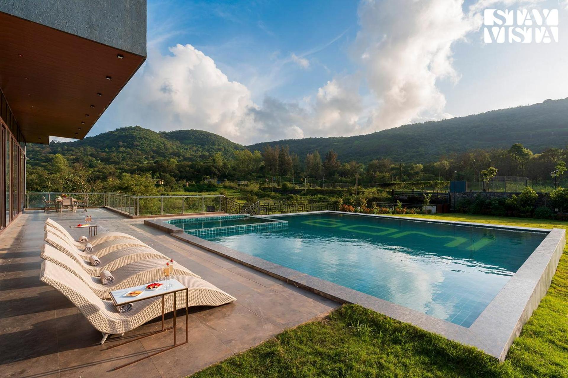 StayVista at The Glen with Private Pool, Jacuzzi & BBQ view 2