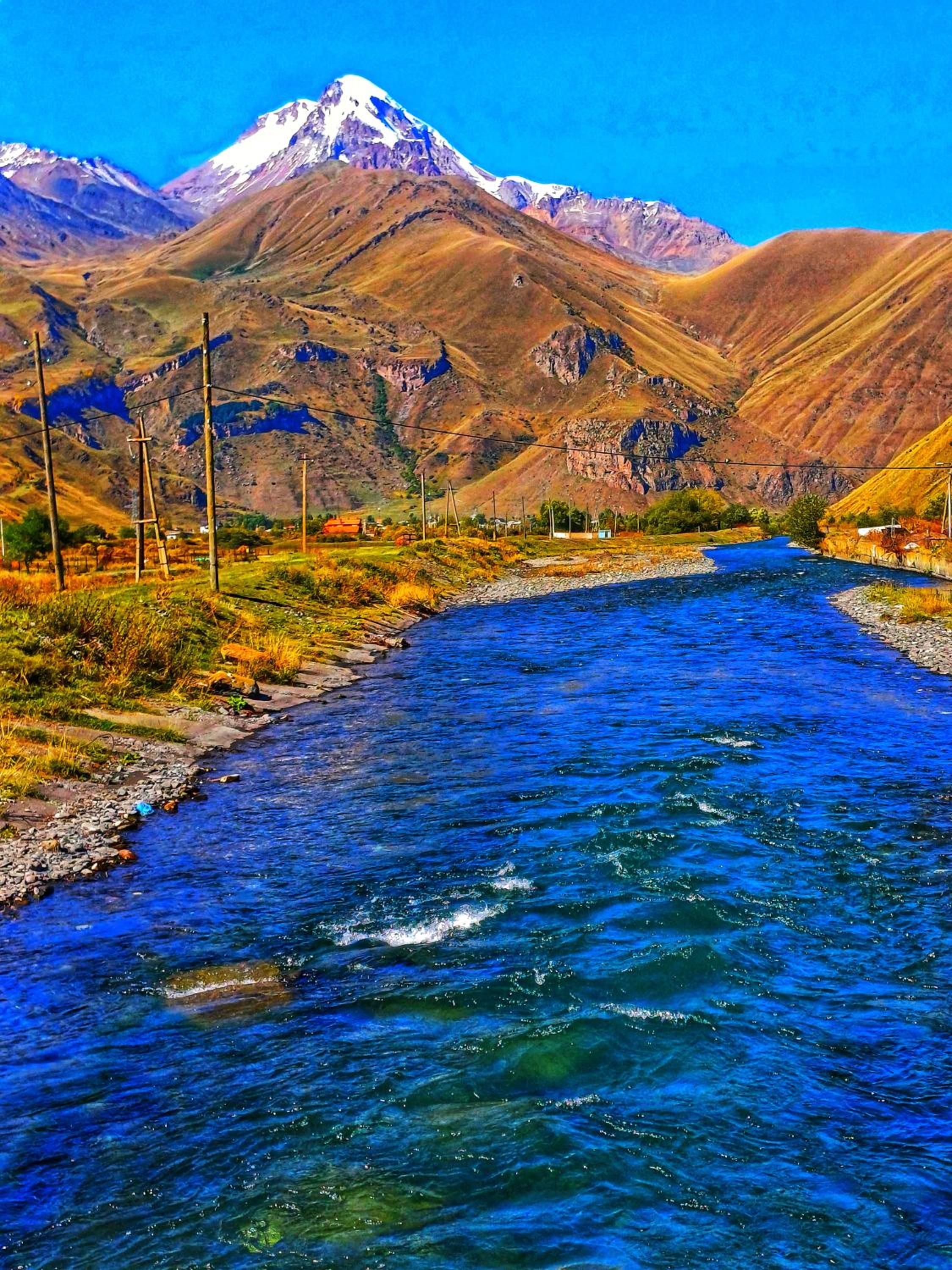 Panorama cottages Kazbegi view 4