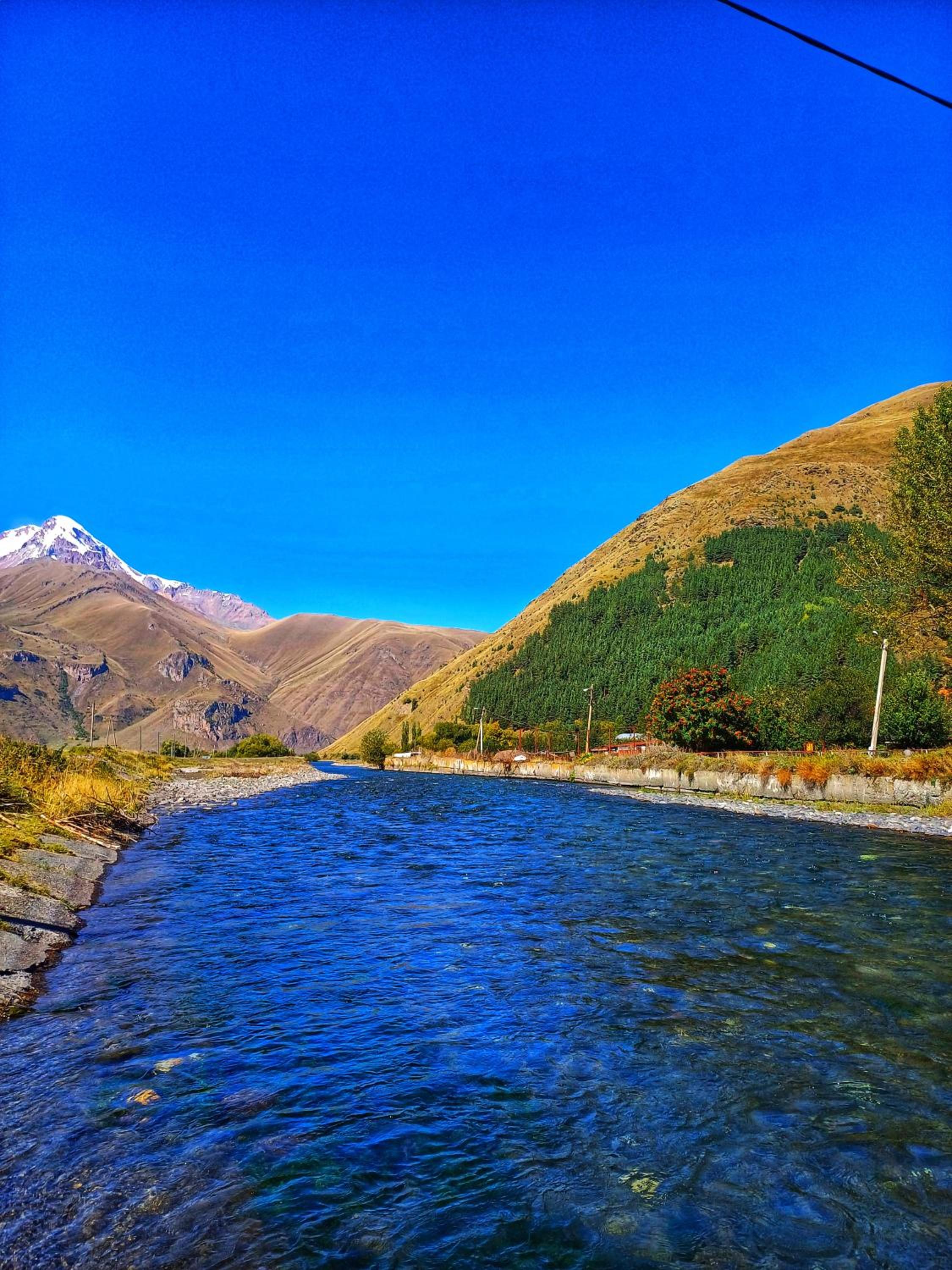 Panorama cottages Kazbegi view 2