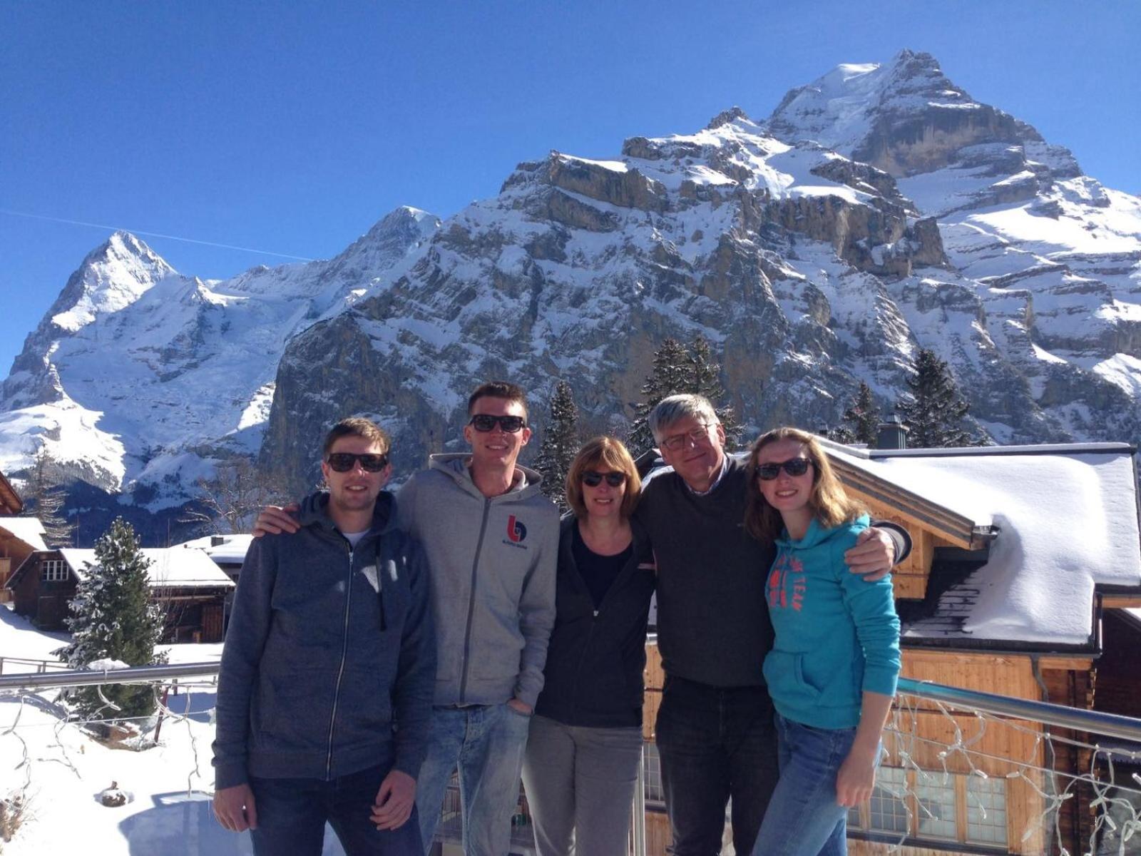 Your home in Mürren near the ski slopes and hiking trails