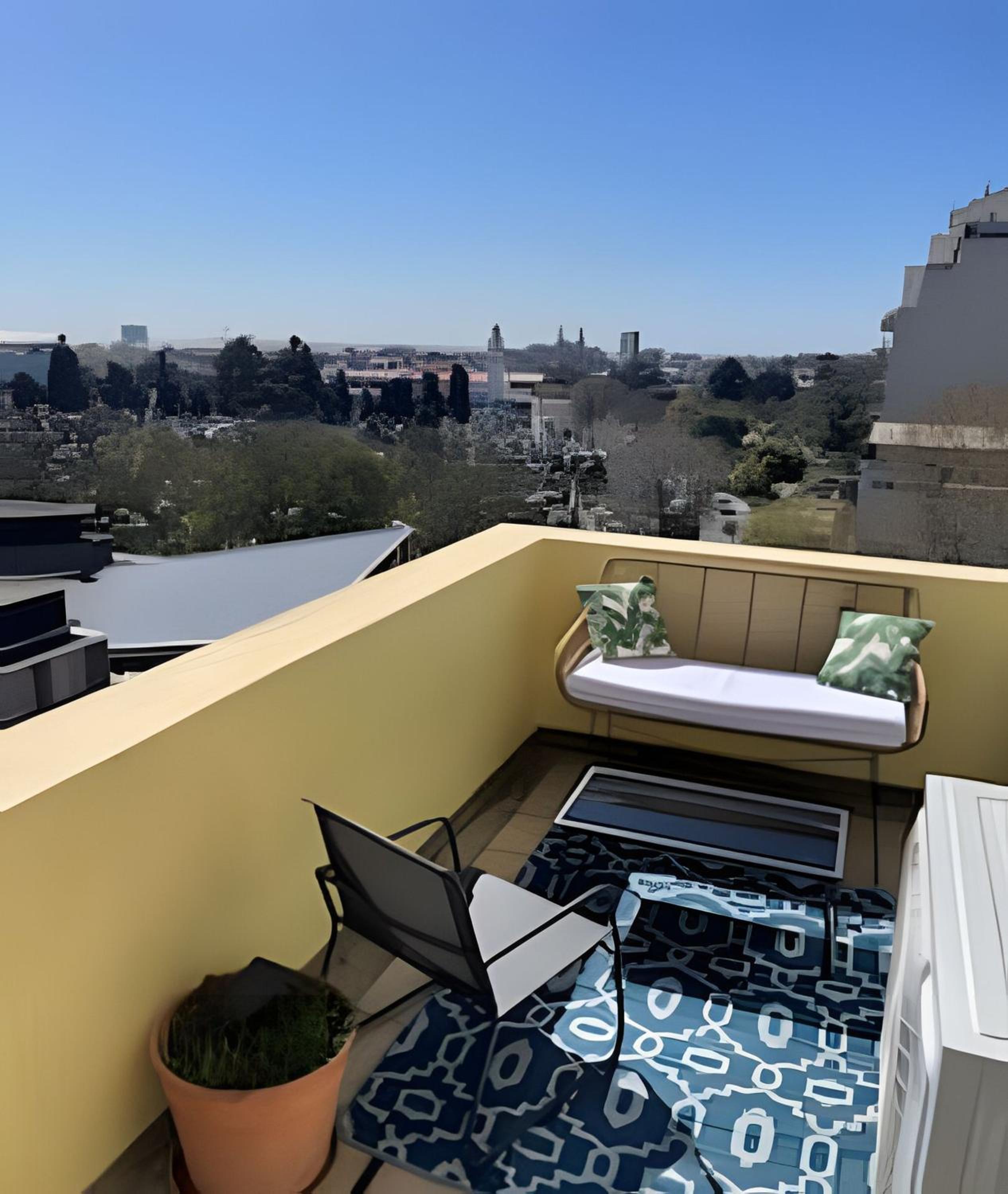 Terraza Privada con Jacuzzi y Parrilla en Recoleta