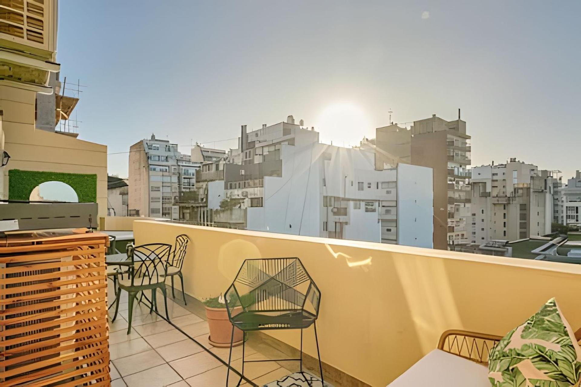 Terraza Privada con Jacuzzi y Parrilla en Recoleta