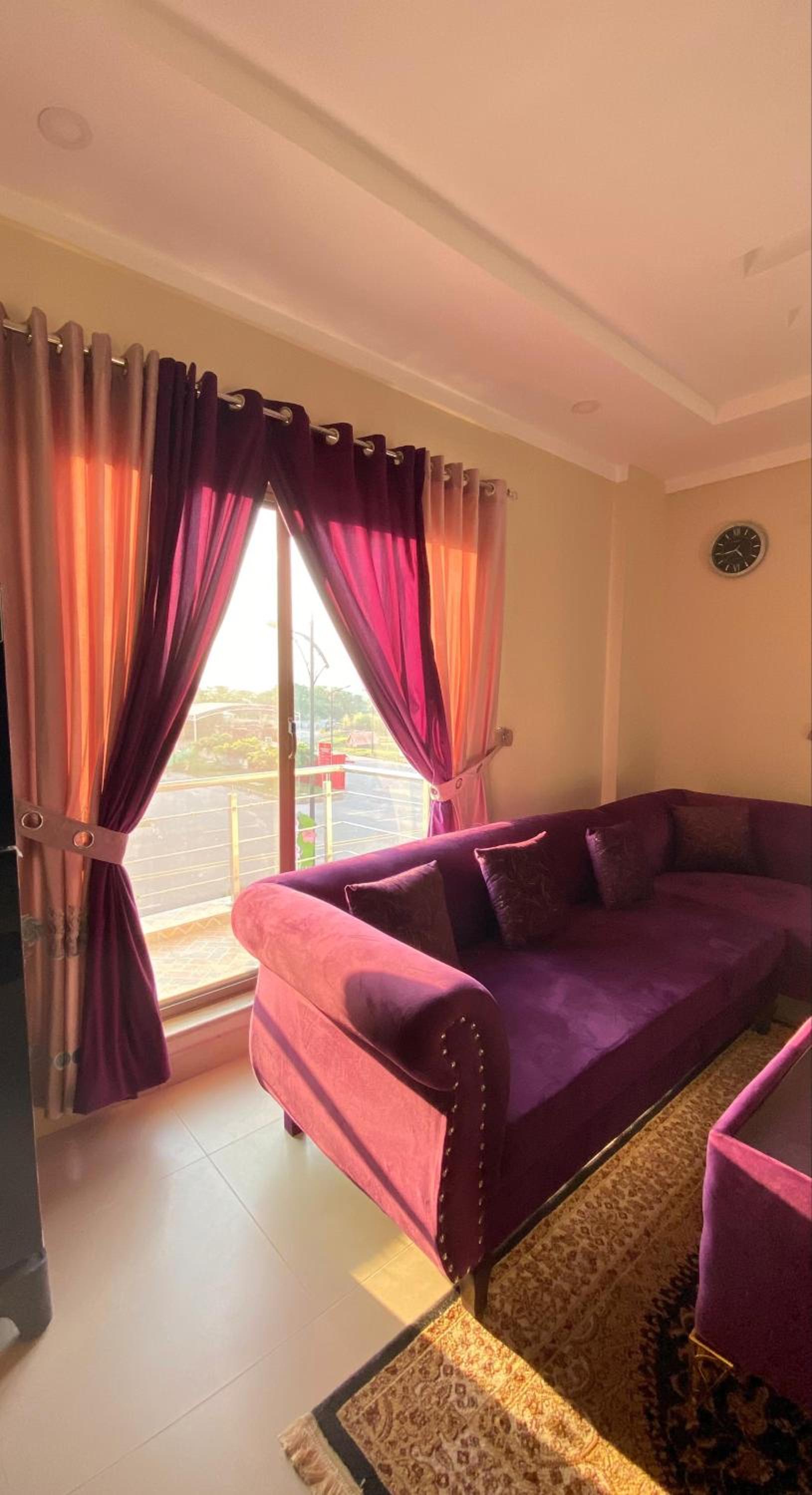 Comfortably Equipped 1BHK Living view 2