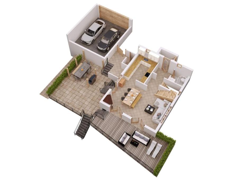 4BDR Alpine Chalet with Game room and Sunny terrace