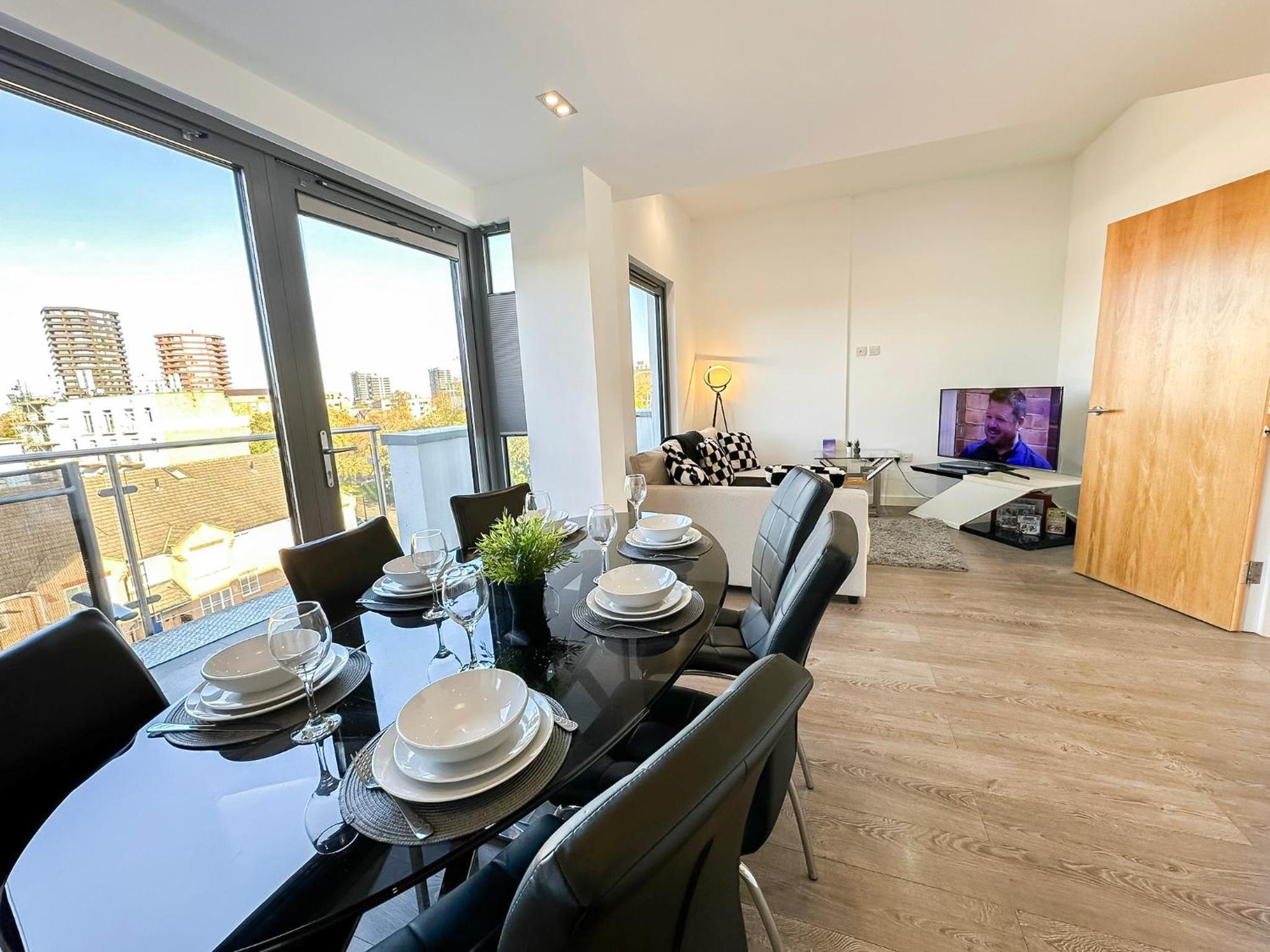 Contemporary Apartments with Private Balconies in Hoxton near Shoreditch, Old Street, Islington by NourNest Apartments