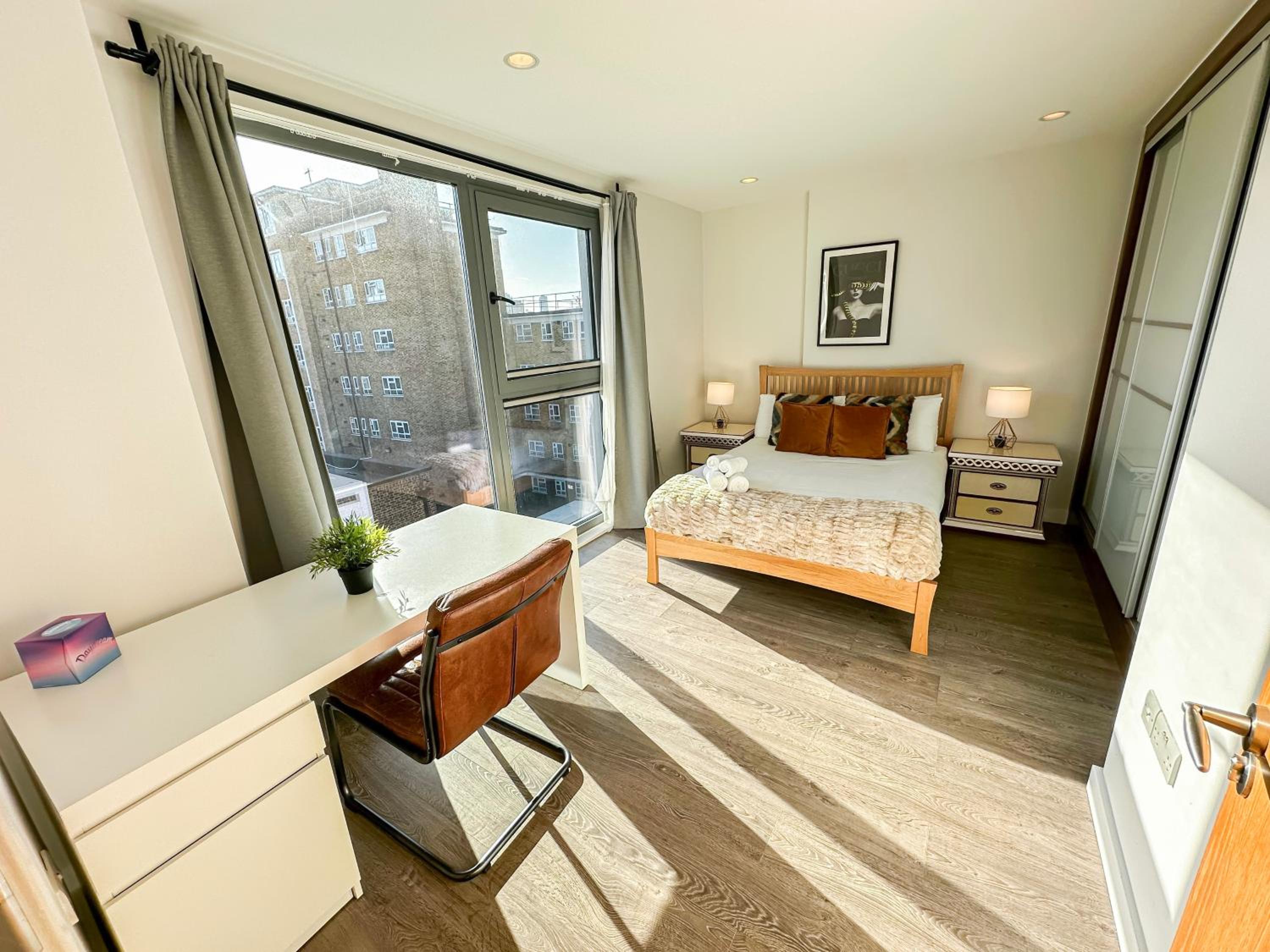 Contemporary Apartments with Private Balconies in Hoxton near Shoreditch, Old Street, Islington by NourNest Apartments