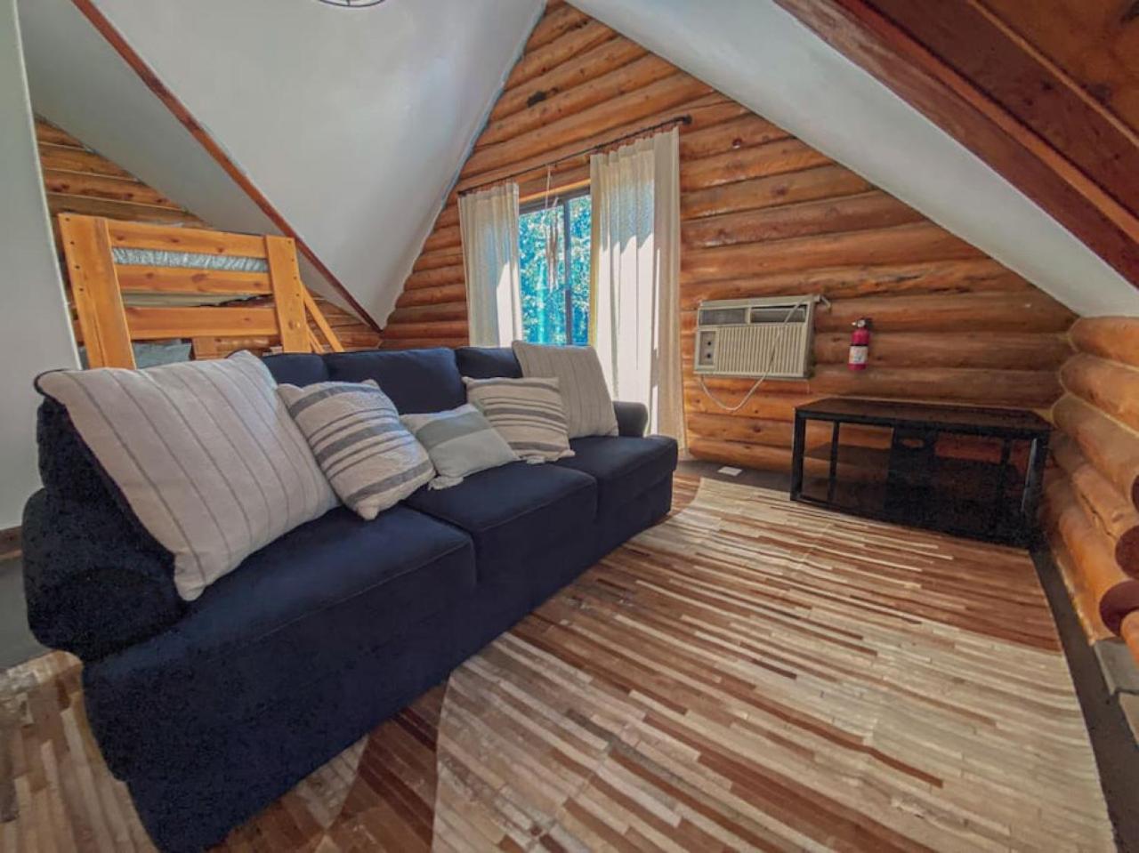 Charming Log AFrame in Pine view 5