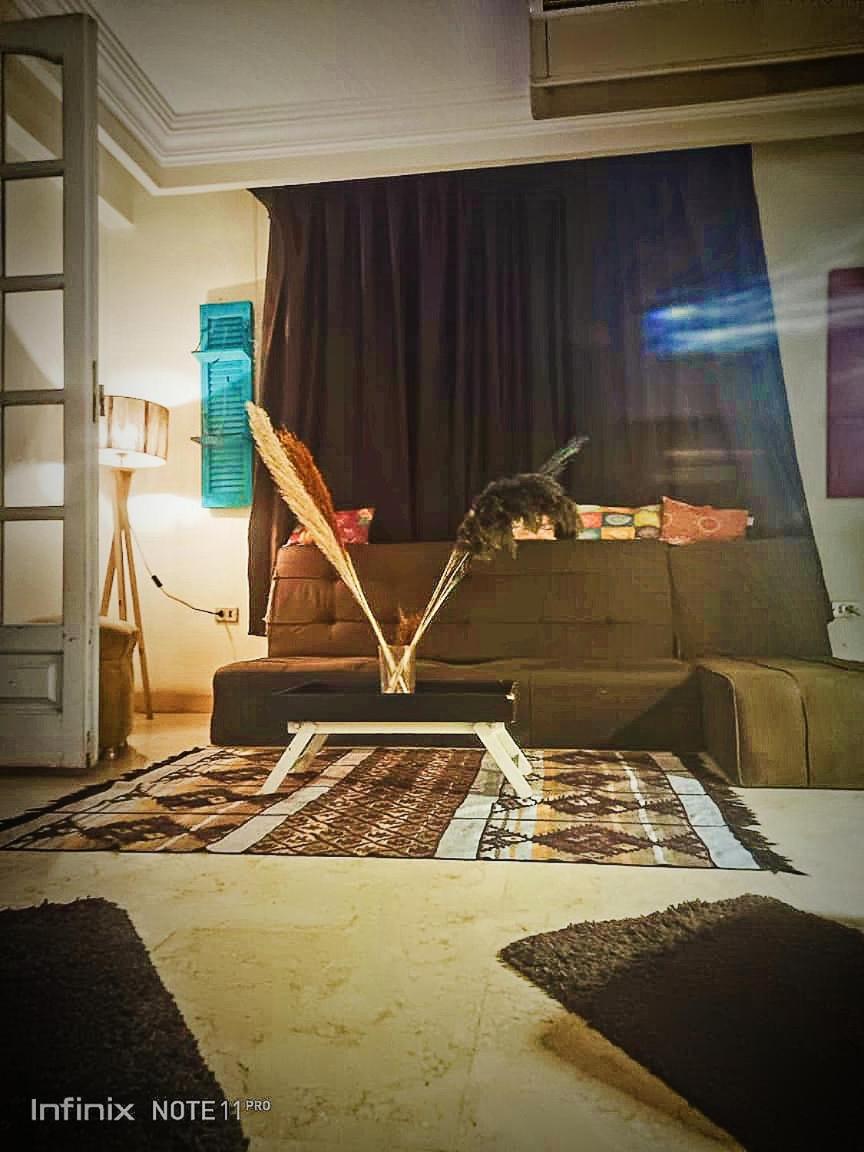 Furnished rooftop for rent in Maadi, Degla,
