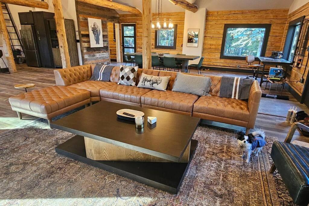 Cabin on 15 acres with Mtn view, firepit, Starlink view 4