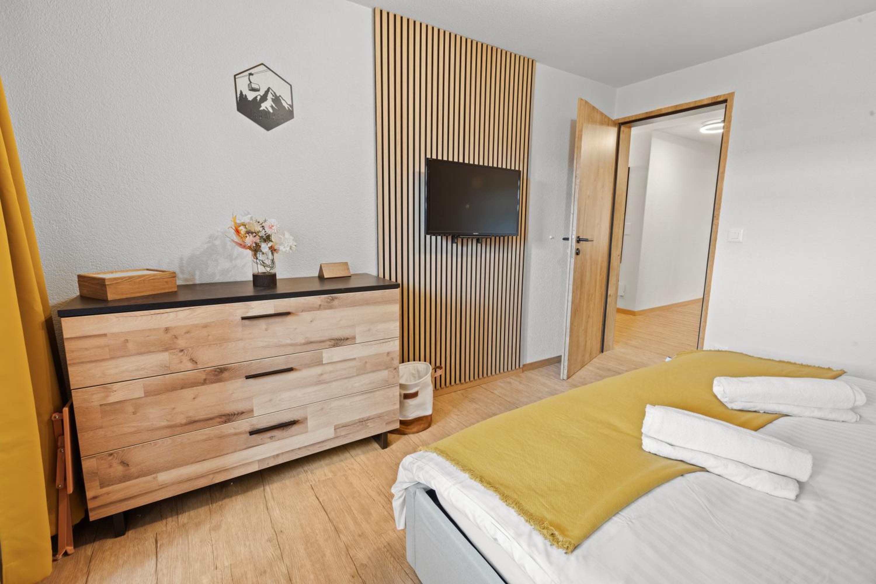 Centre de Saas-Fee - 2 chambres - balcon & patio