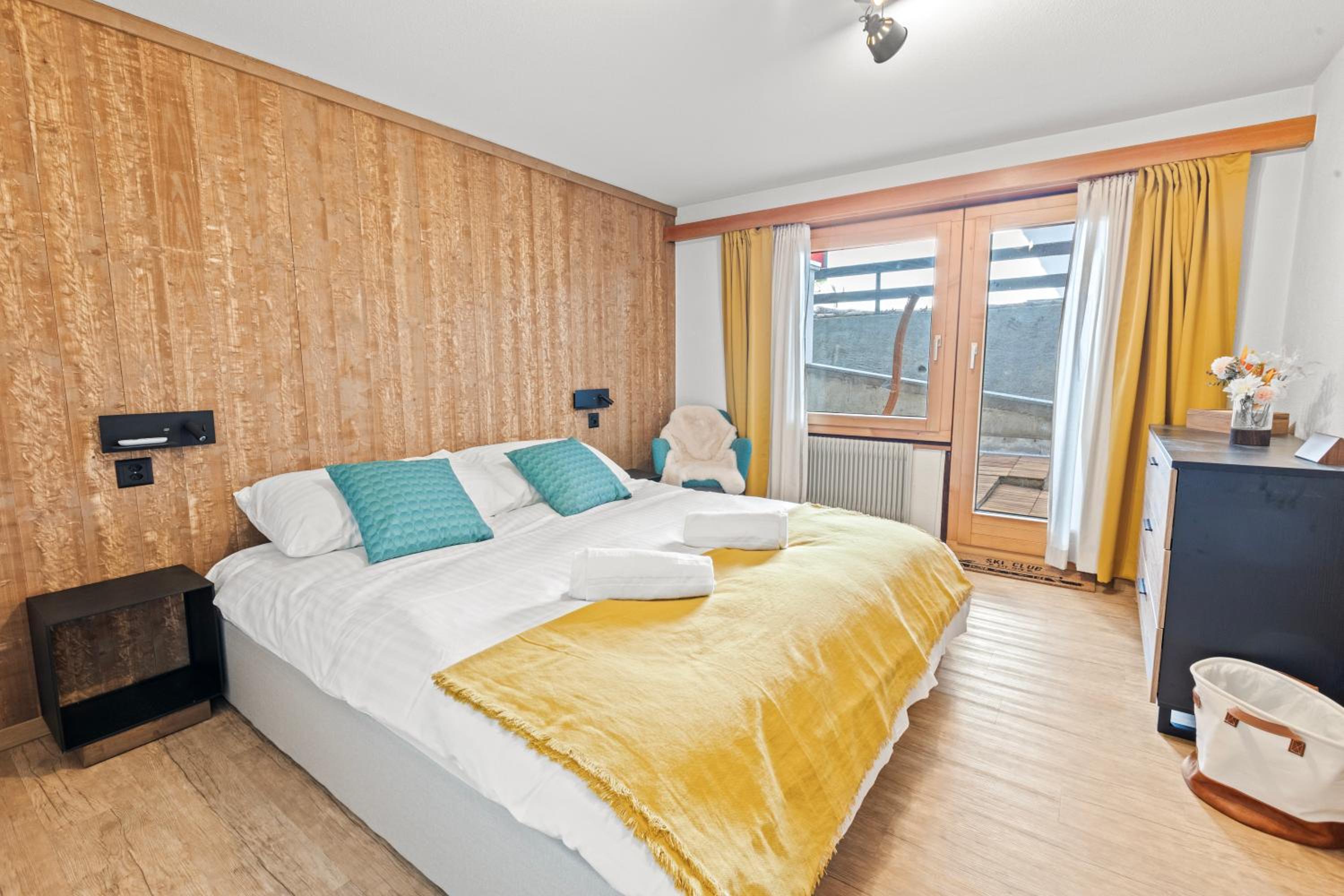 Centre de Saas-Fee - 2 chambres - balcon & patio
