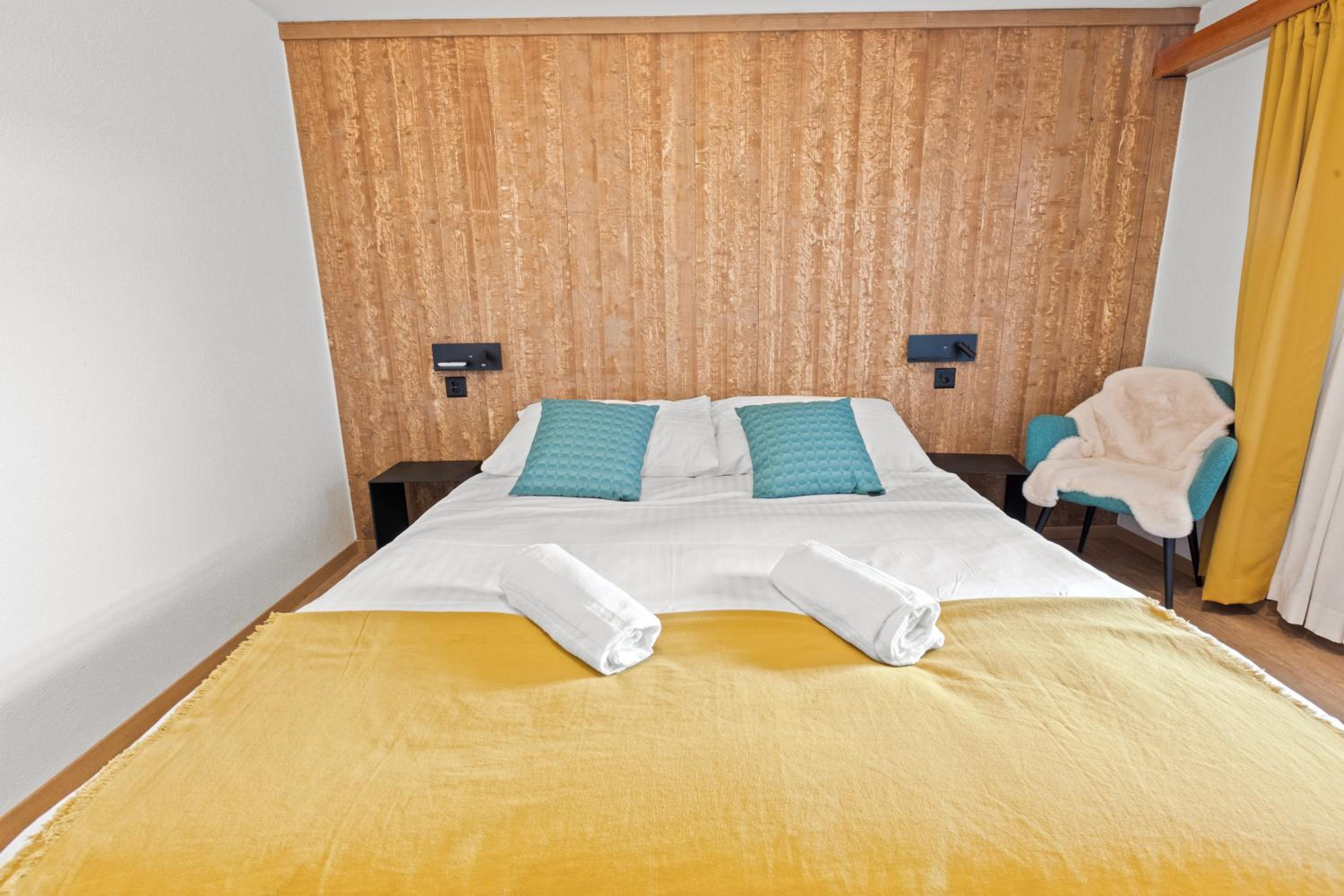 Centre de Saas-Fee - 2 chambres - balcon & patio