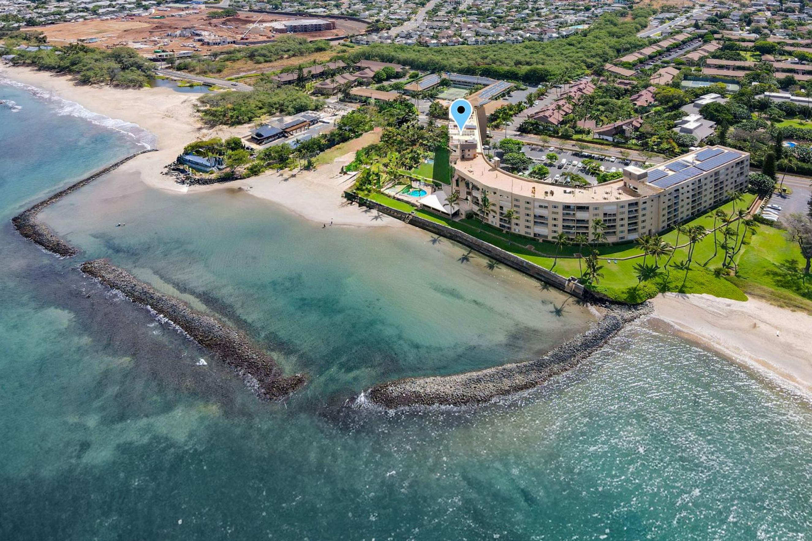 Menehune Shores 606 - Direct Ocean Front, Split AC