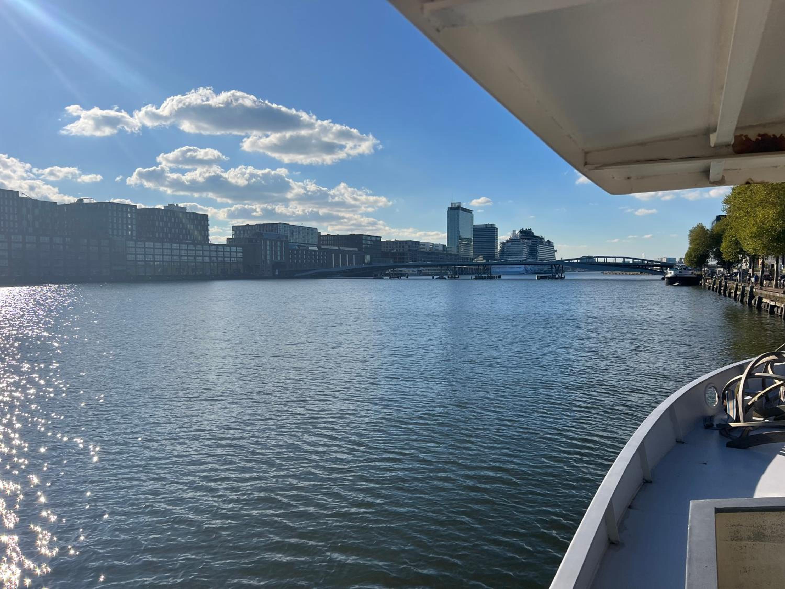 Stunning boat with a view