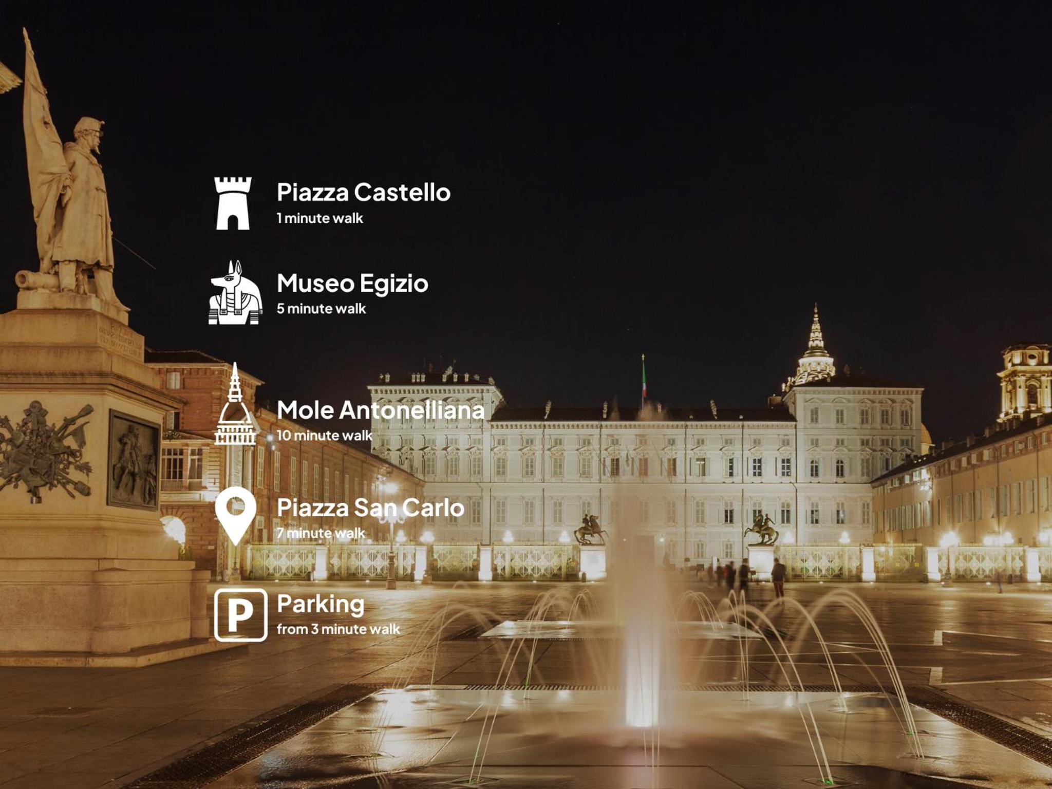 Piazza Castello - Turin Center View