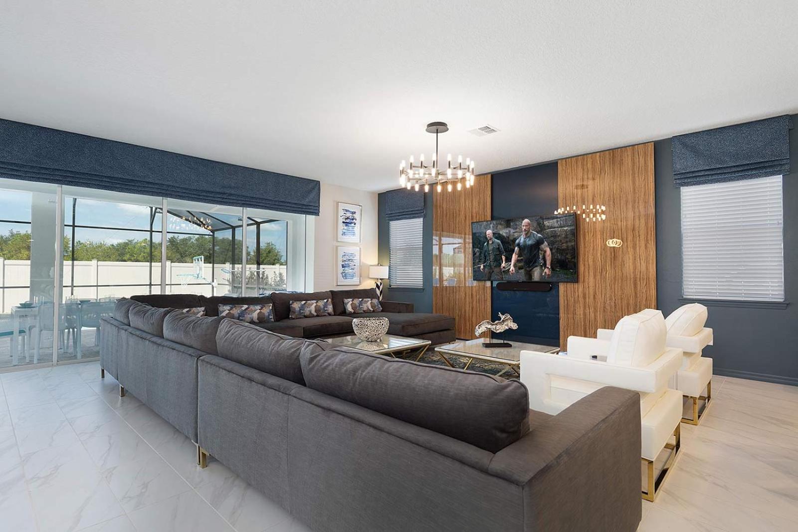 Luxe Villa Near Parks with Wizard BR, Theater, Arcade view 3
