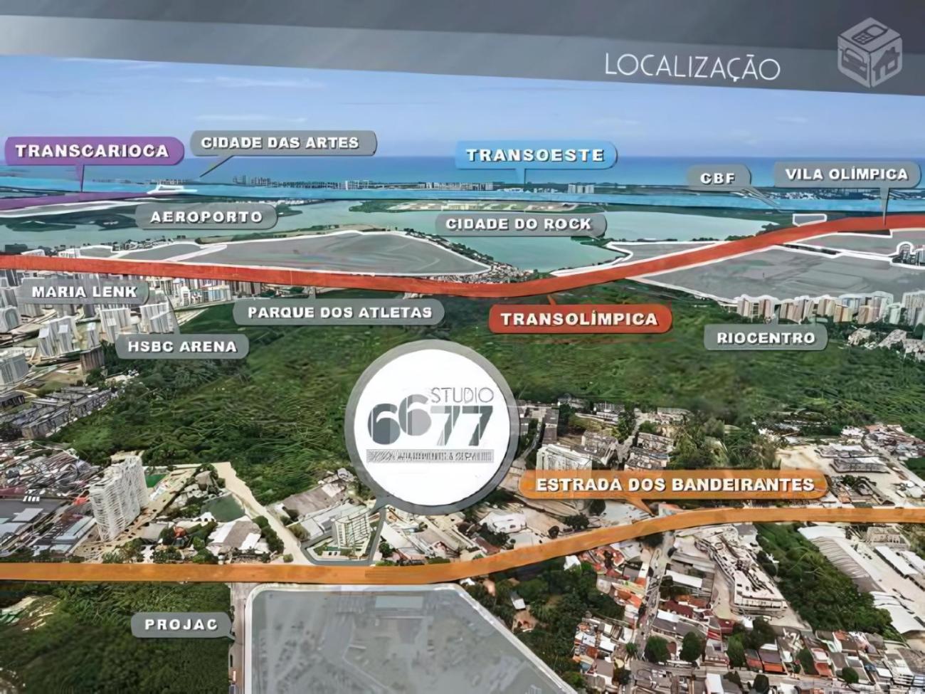 Studio das Estrelas - Belíssimo Studio perto de tudo, com lazer completo! Na Barra Tijuca!