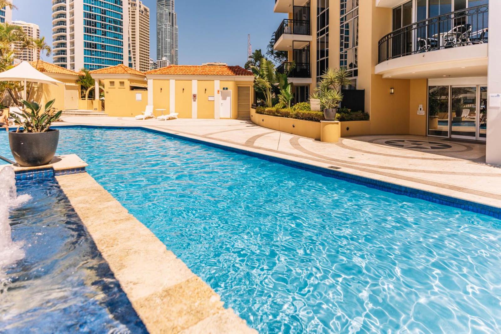 Resort Style Chevron Apartments Surfers Paradise by Gold Coast Travels