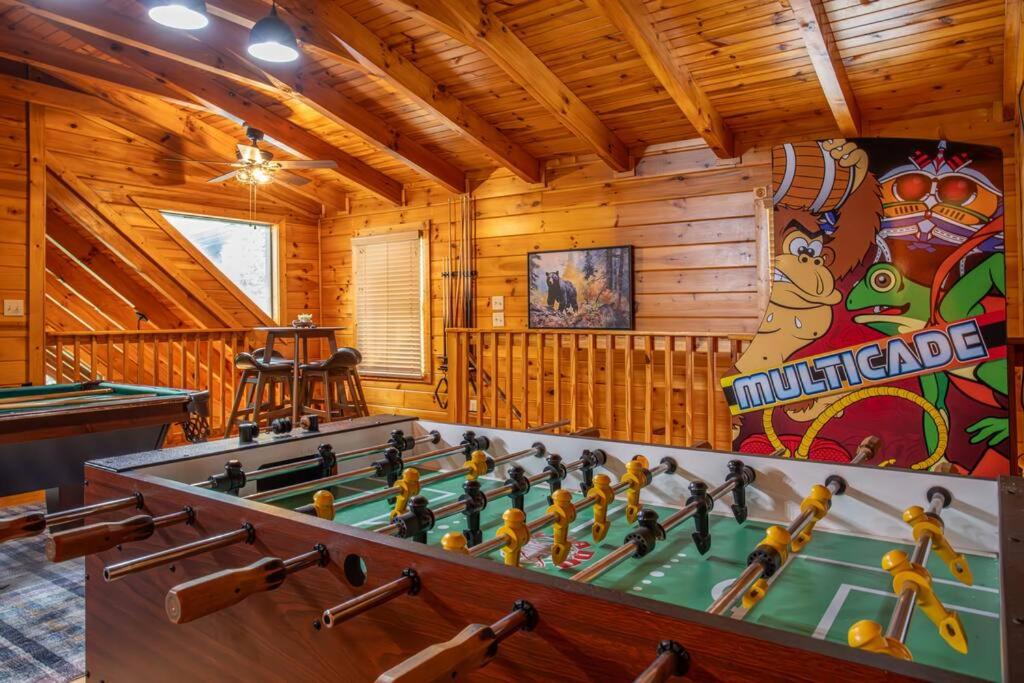 5BR Log Cabin, Game Room, Hot Tub, Swimming pool view 4