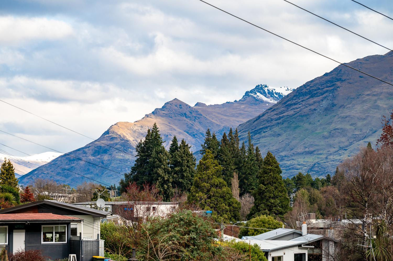 2 minutes to town! No car needed! Compact and Warm view 2
