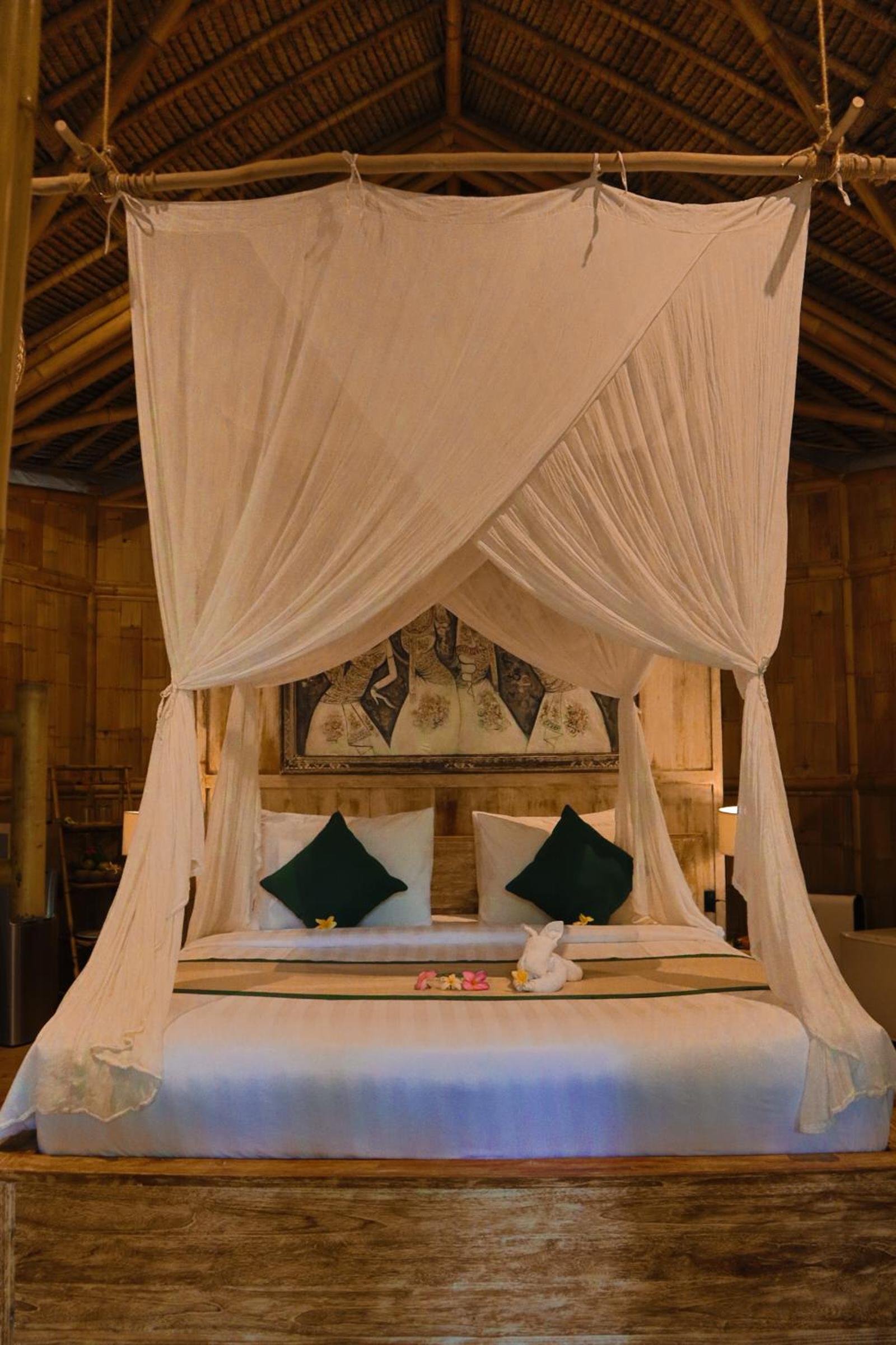 Romantic Bamboo Villa at Marni Villa Ubud view 2
