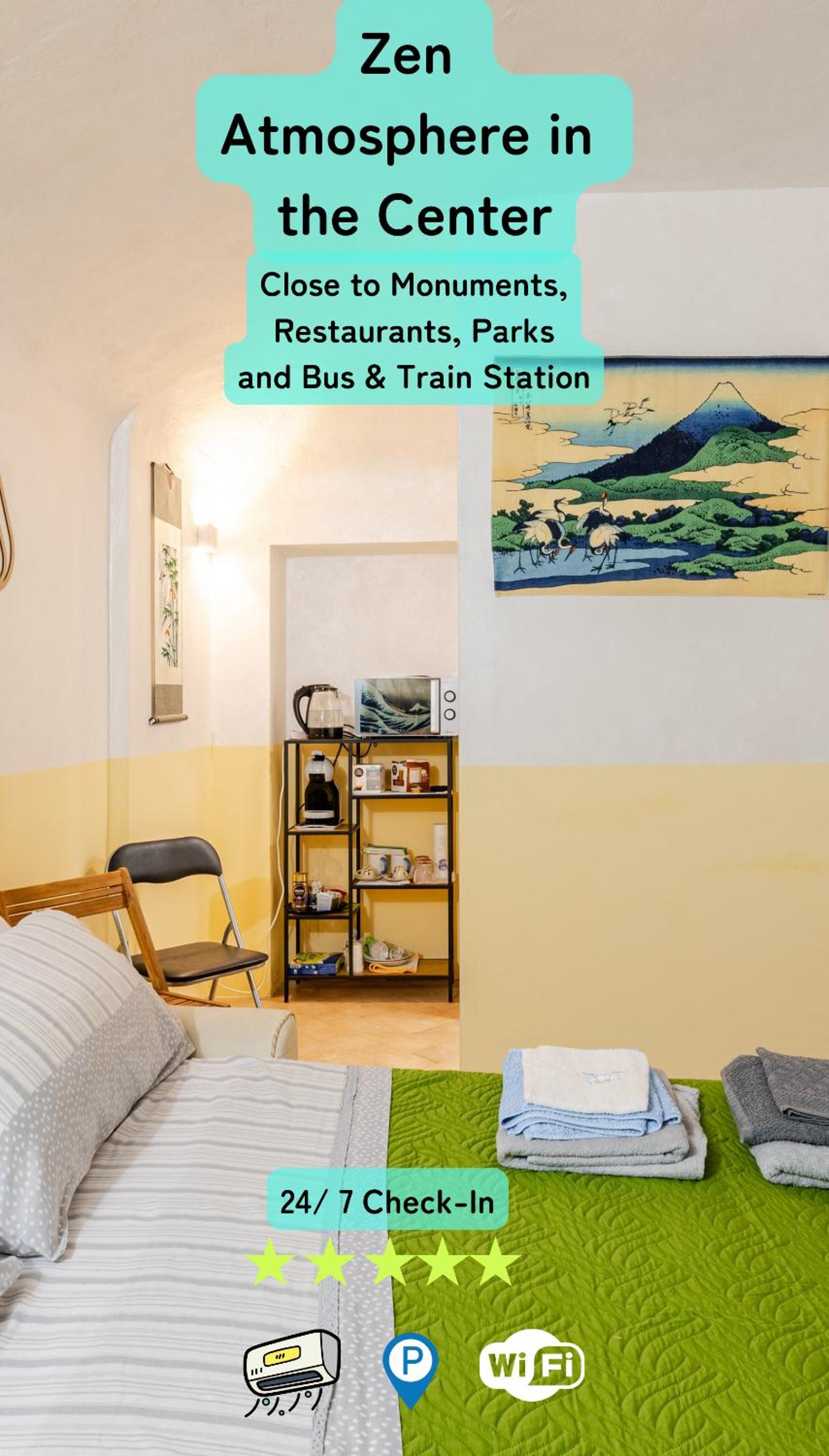 Zen Studio in the Center With Free Parking and 24Hours Automatic Check-In photo 3