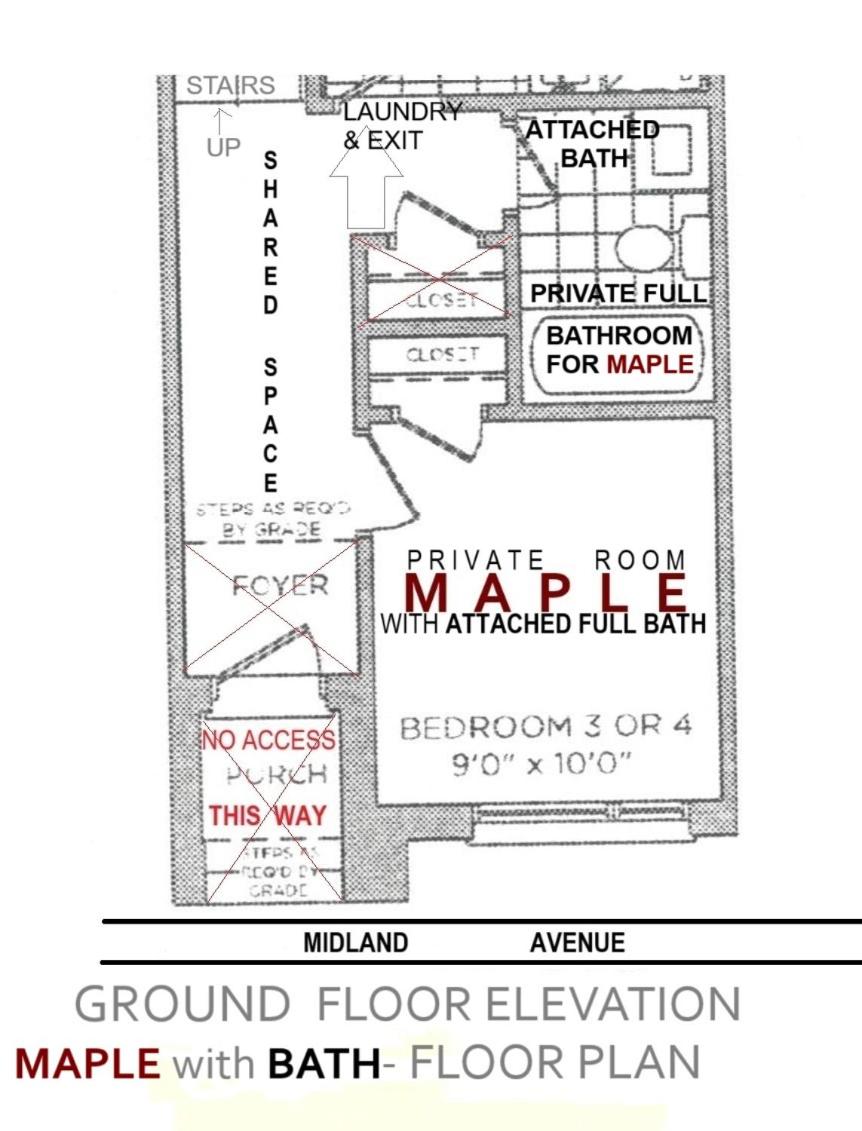Private Room M A P L E with Attached Full Bathroom in Toronto, ON, Canada