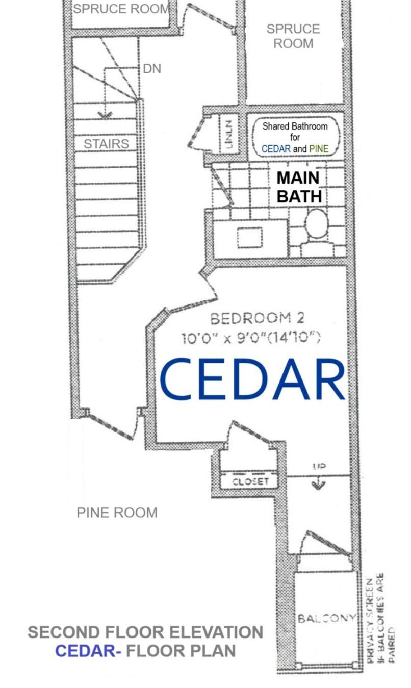 CEDAR Double Room with attached private Bathroom and Balcony in Toronto, ON, Canada