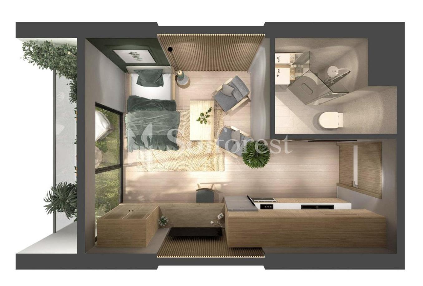 Armin Homes Studio at Solforest Ecopark view 2