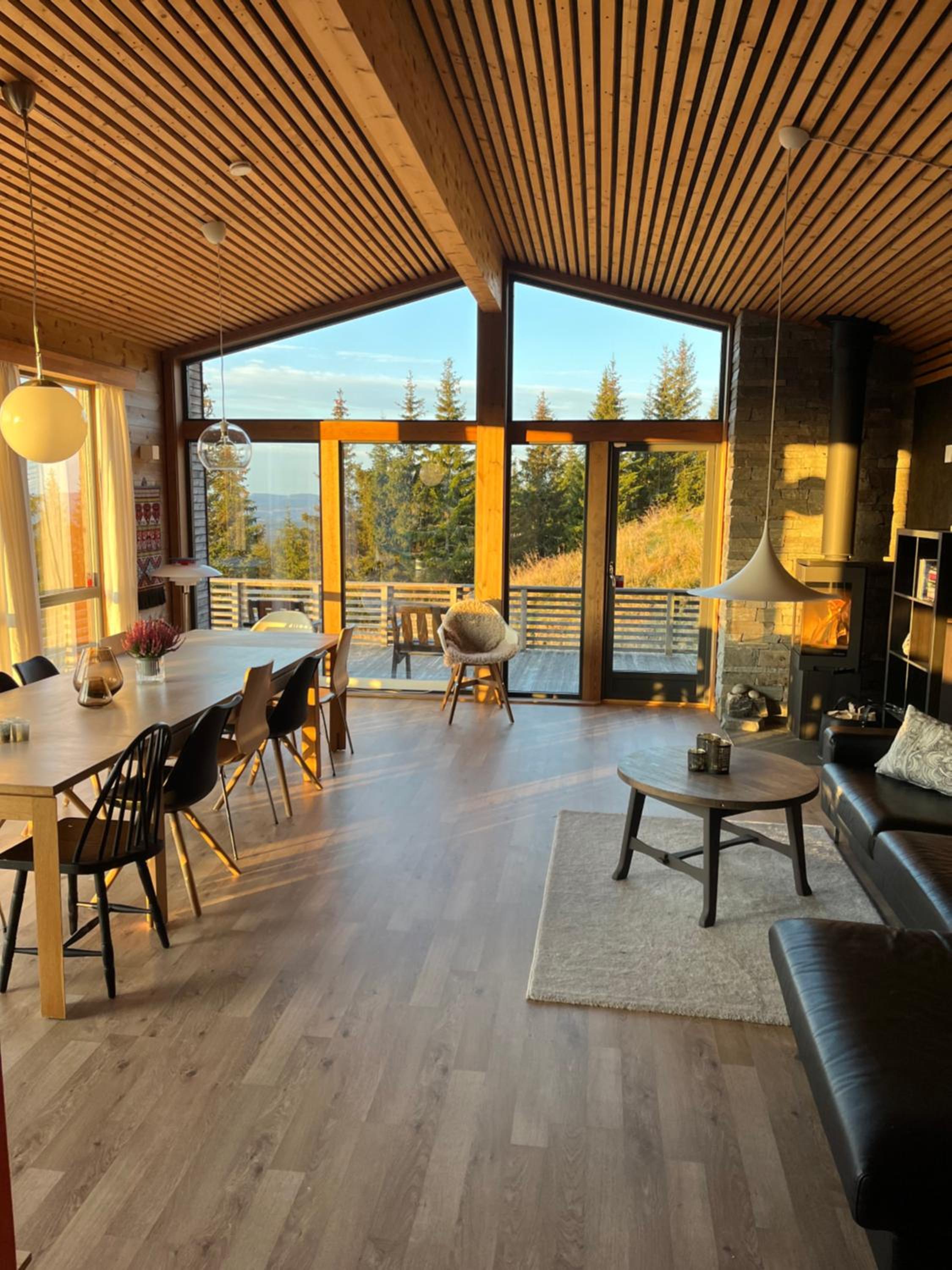 Moderne hytte Sjusjøen view 2