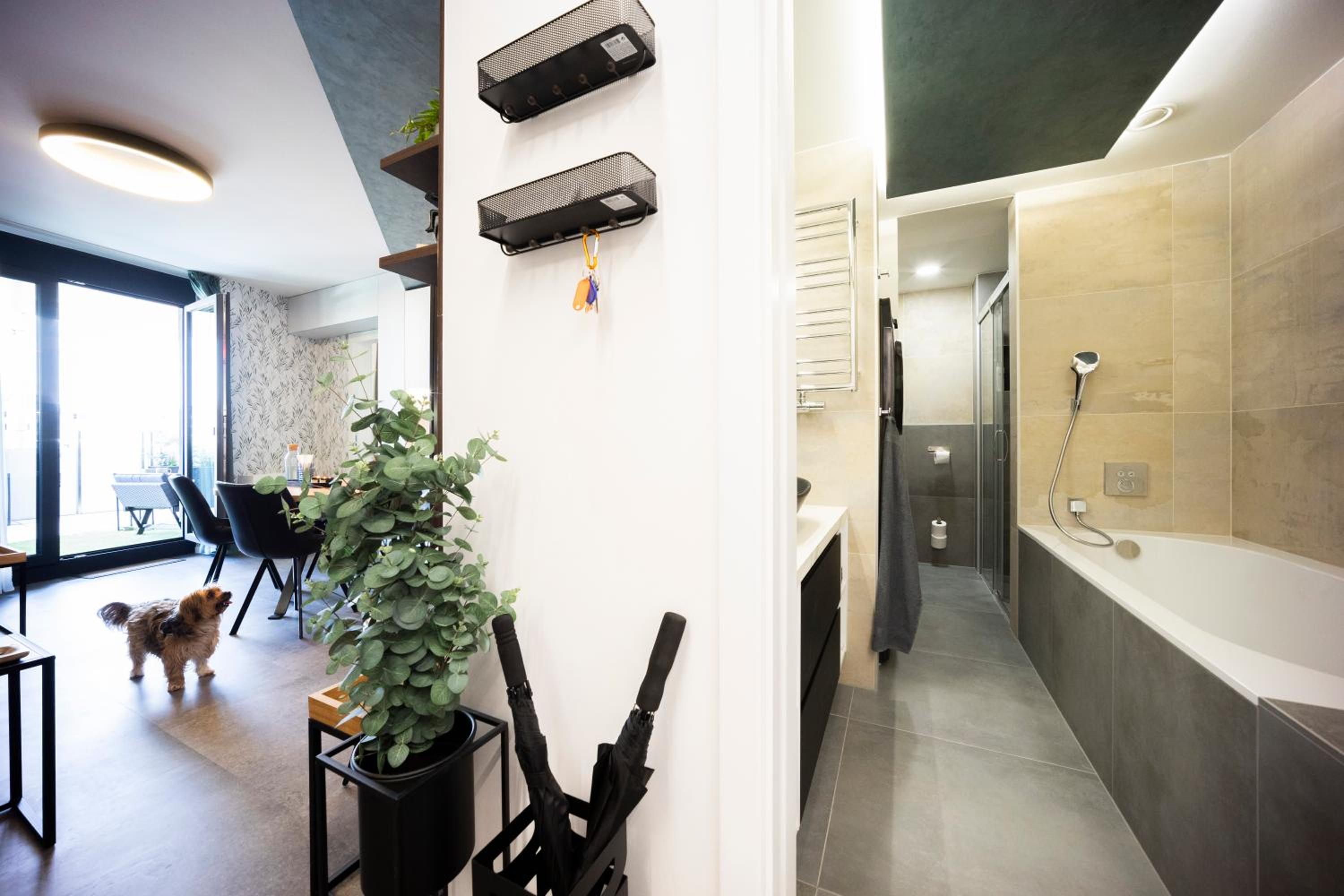 DH Family and Whirlpool Premium Apartment 3kk, 2x SmartTV-NETFLIX, Big Terrace and Free Parking
