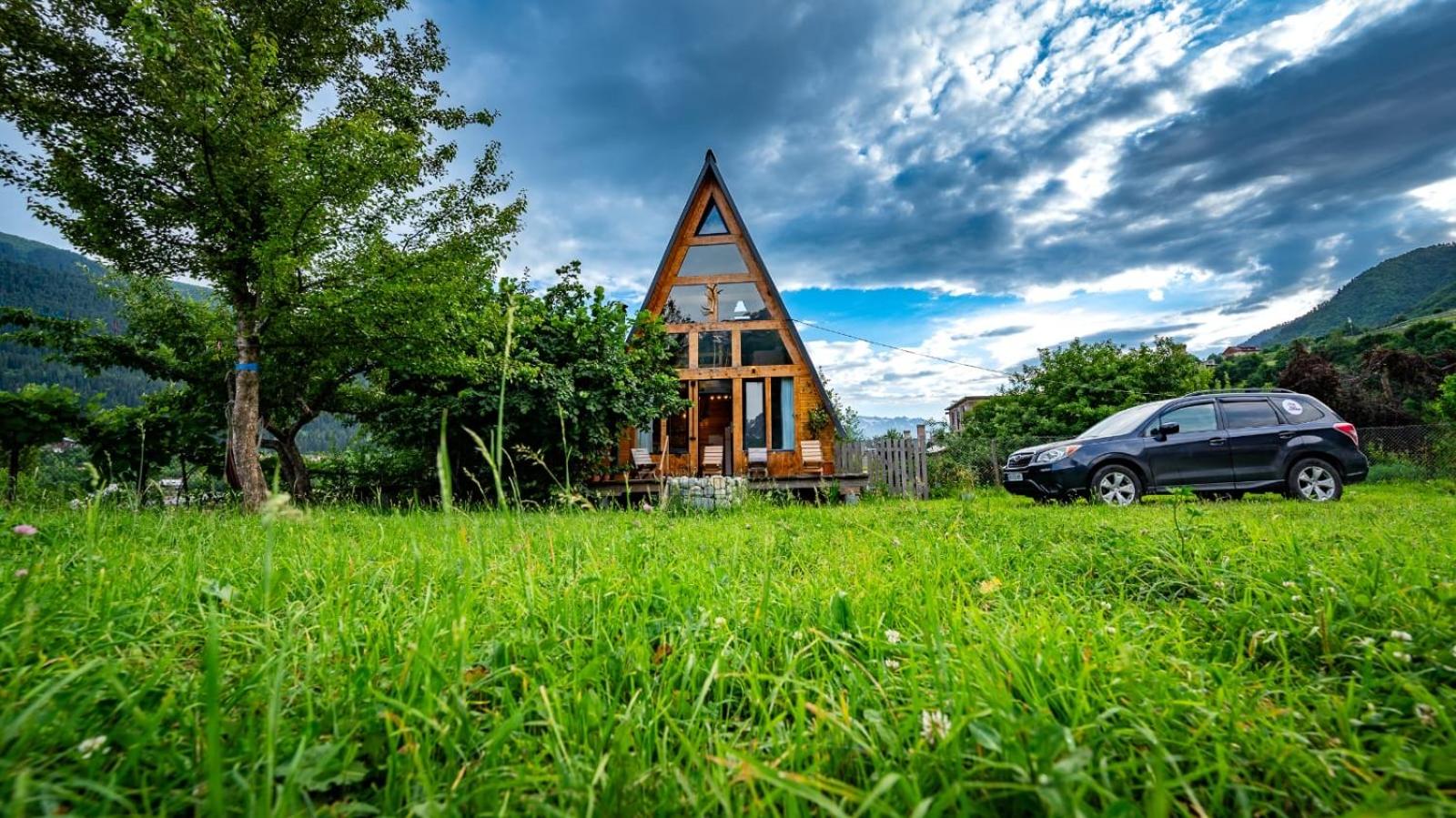 A-frame mestia view 3
