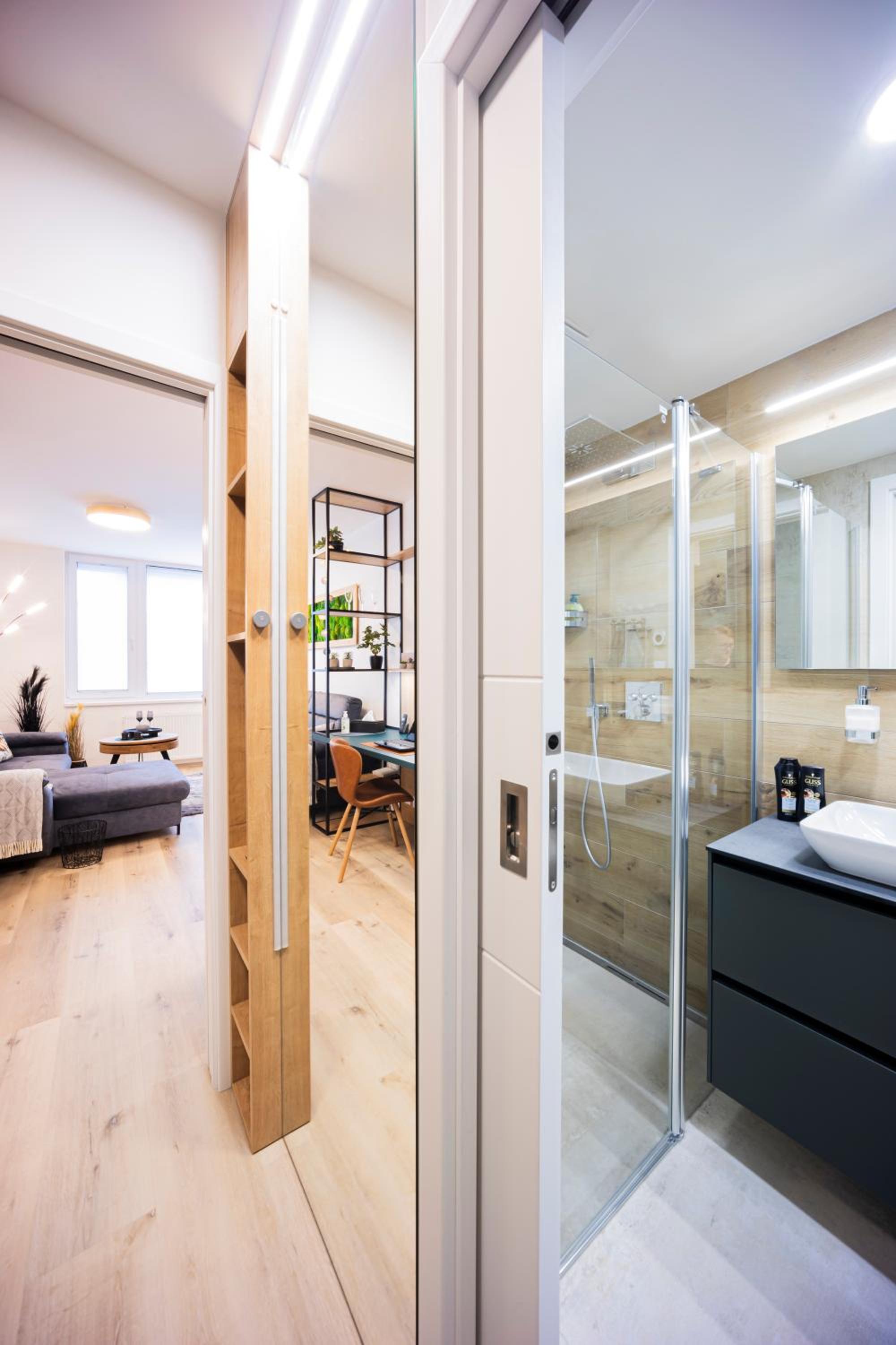 DH Vankovka Design 1kk Apartment - 1 min Vankovka, BUS, Train - Netflix, SmartTV, Free Nespresso, Free Parking