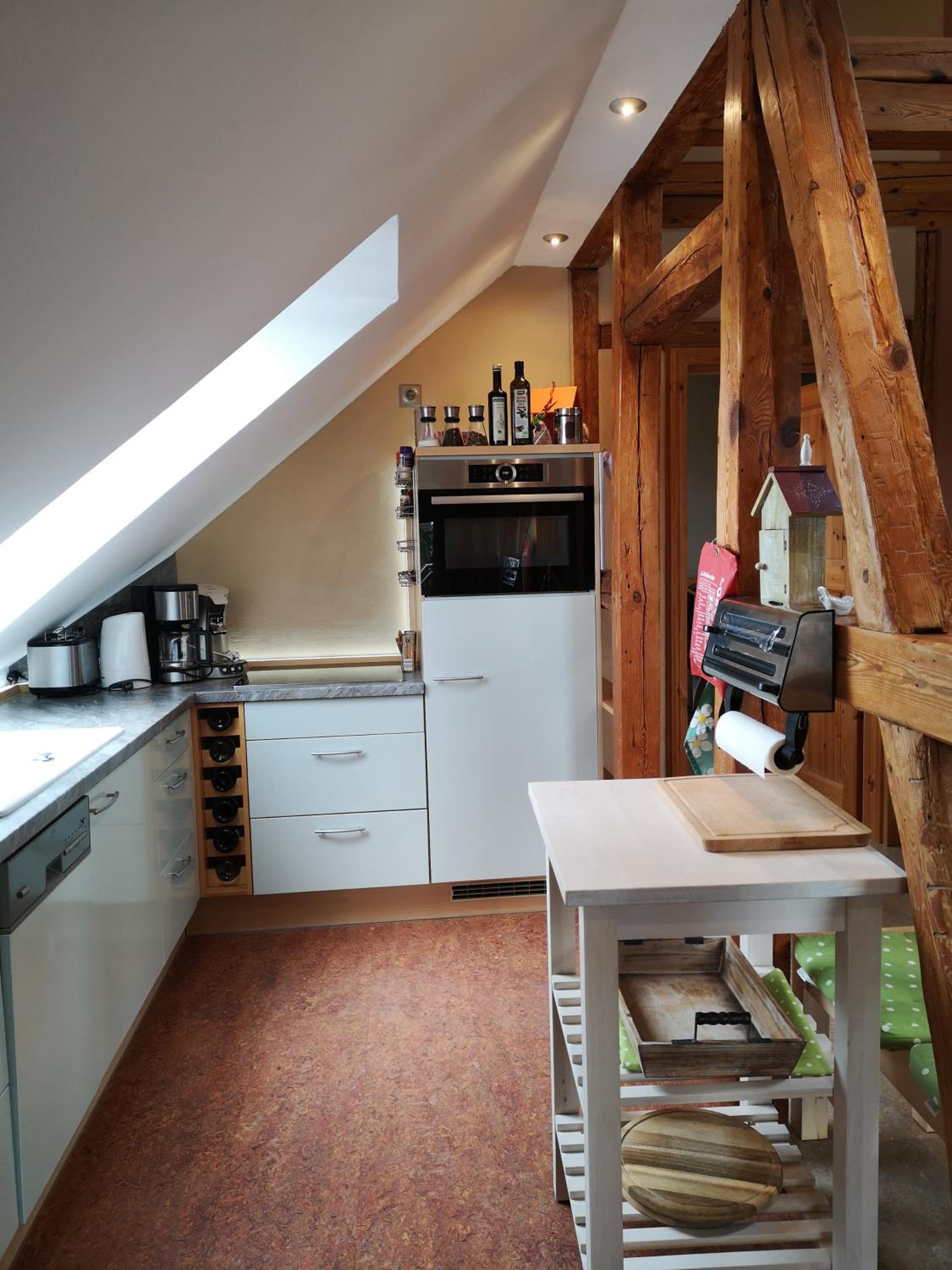 Ferienwohnung im Vogelhaus mit Dachterasse und großem Garten