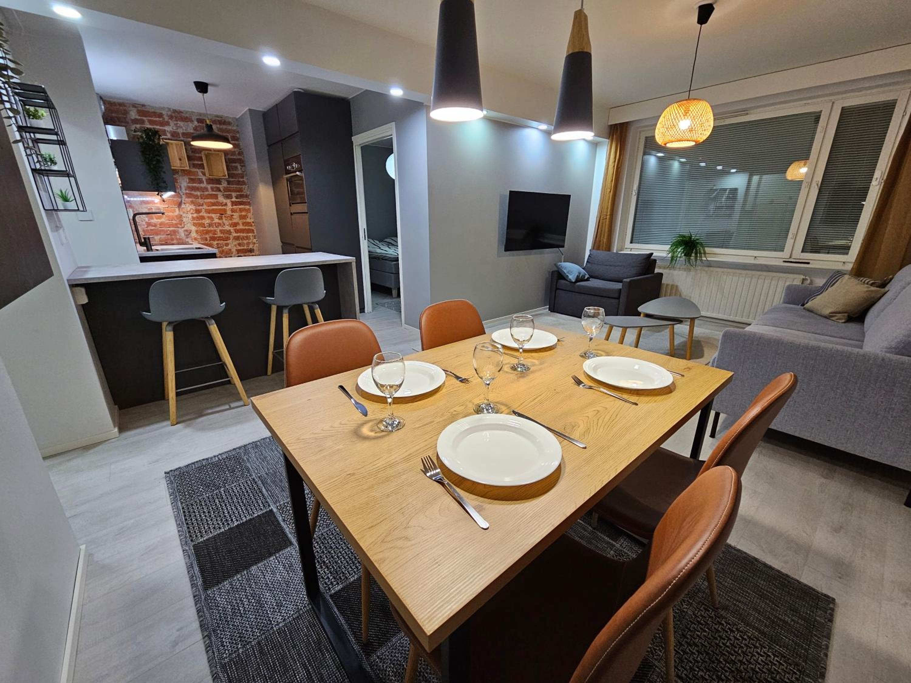 Tampere Central Cozy Stay - FREE parking, Two-room apartment and fully equipped view 2