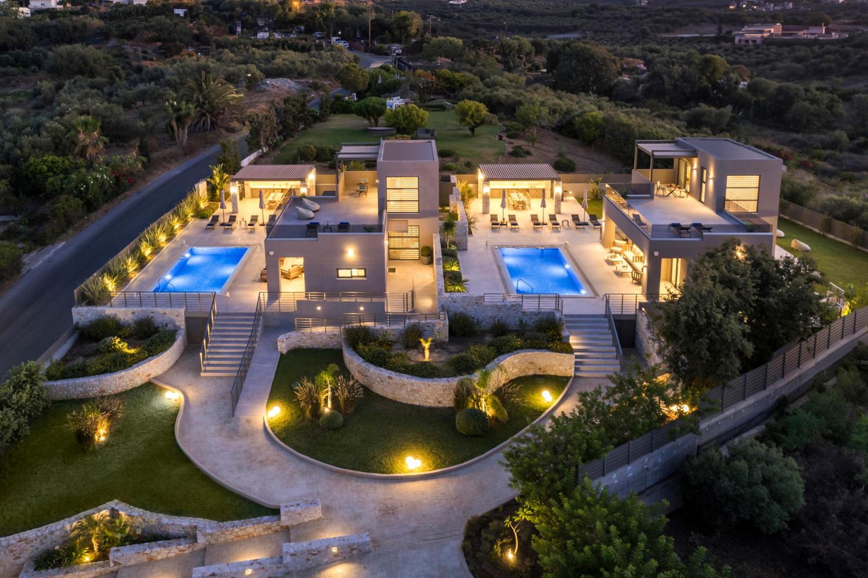 Imperium Luxury Villas-Sauna, Jacuzzi, Heated Pool & Gym-Chania view 3