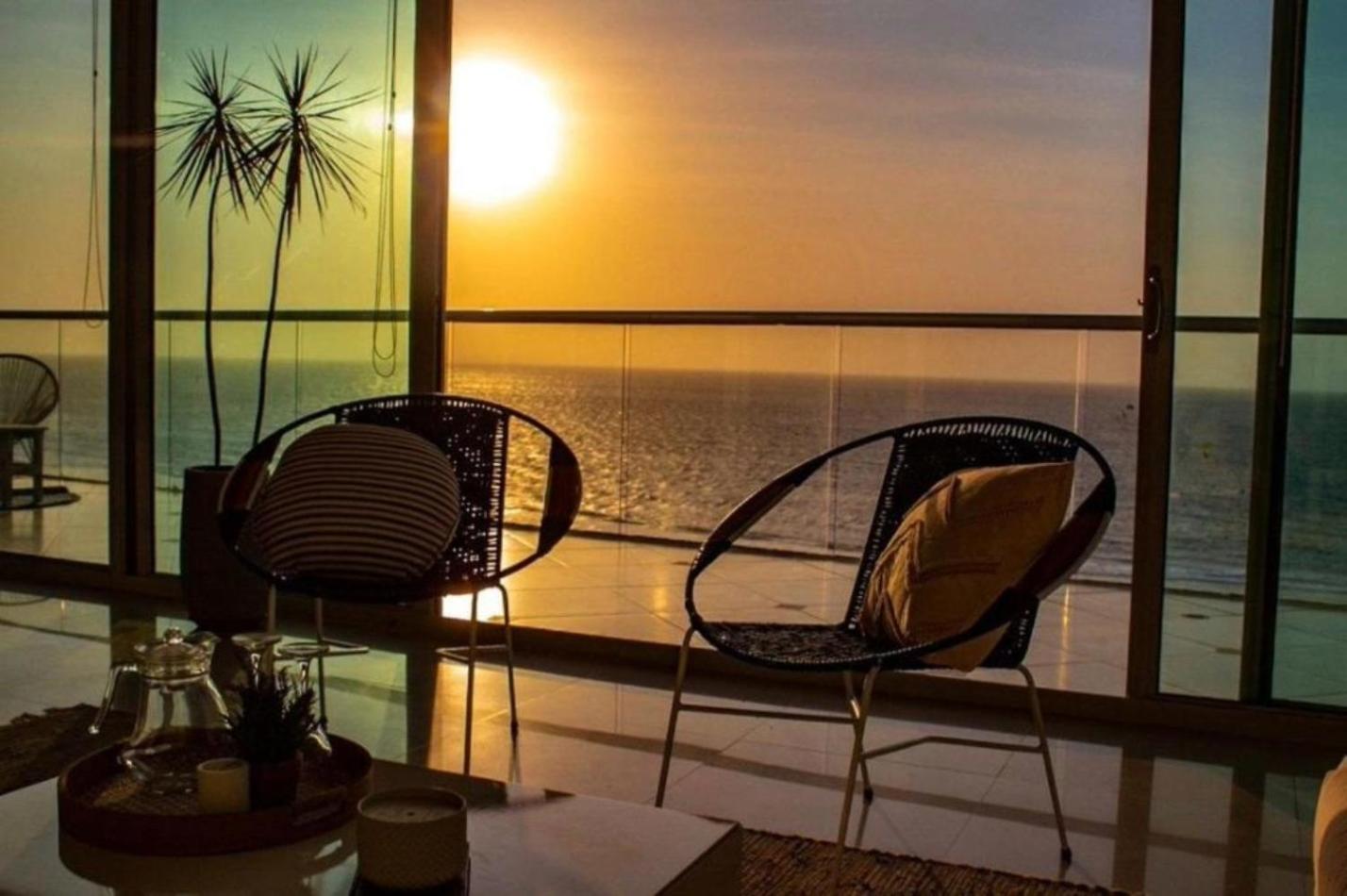Oceanfront condominium with direct access to the beach.