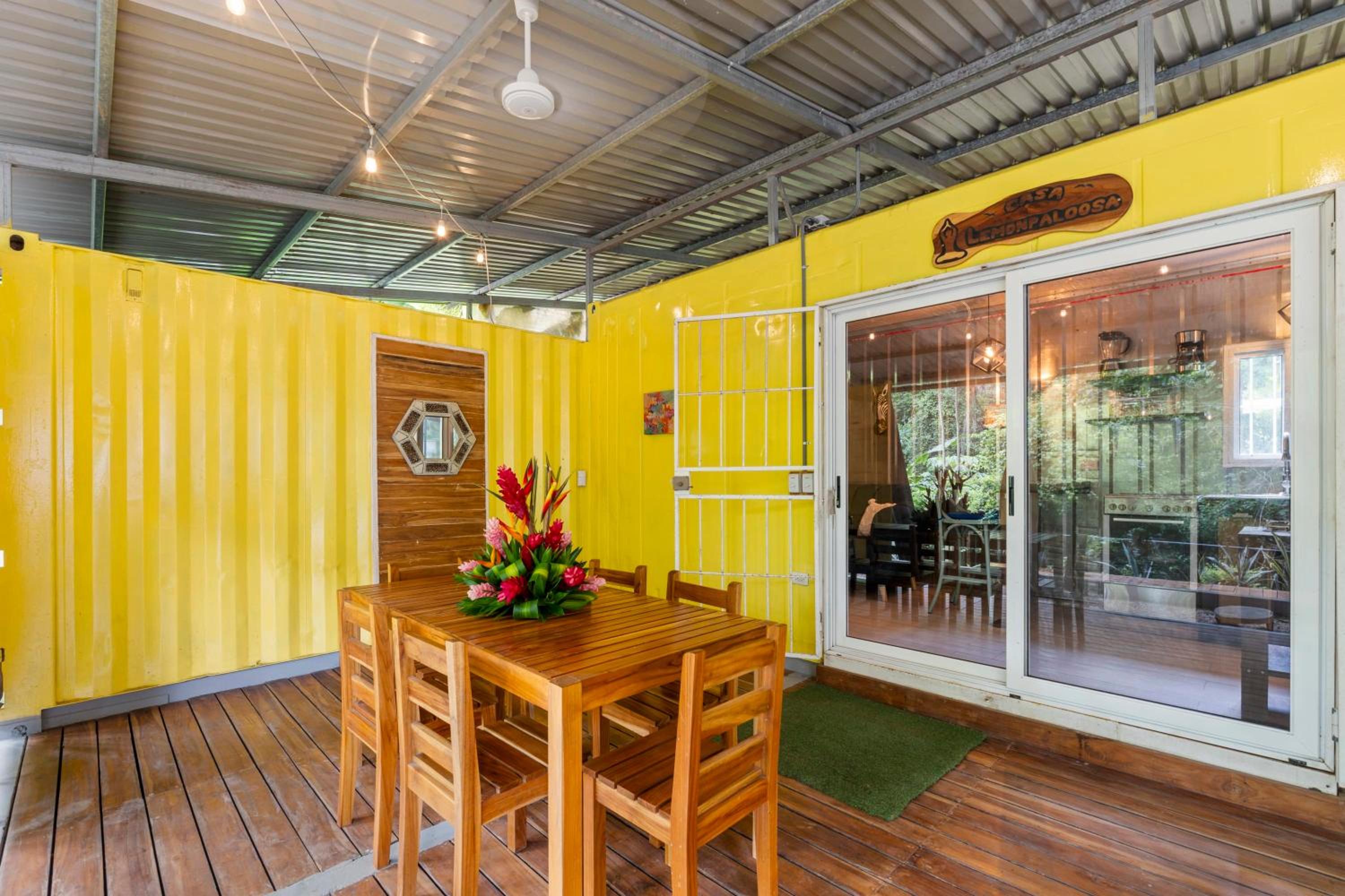 Unique Container Home with Private Pool and Deck